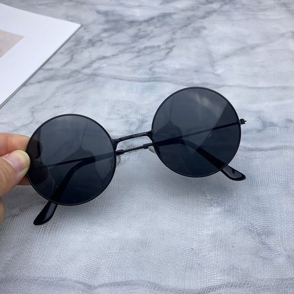 2026 New Unisex Classic Trend Colorful Pilot Glasses, Retro Round Metal Stent Sunglasses, Top Picks For Outdoor Sports Outfits_desvips.com