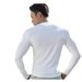 Sports Long Sleeve T-Shirt For Men V-Neck Round Neck Tight-Fitting Moisture-Wicking High Elastic Training Running_desvips.com