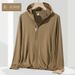 UPF50+ Clothing Men And Women, Summer Lightweight Ice Silk Breathable UV Fishing Sun Protection Jacket For Couples_desvips.com