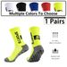 Men's Cushioned Football Socks - Moisture Wicking, Anti-Slip, Durable Sports Socks With Massage Dots For Soccer & Athletic Performance_desvips.com