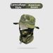 Camouflage Round Brimmed Hat Set Outdoor Hiking Fisherman Sun Protection Windproof Boonie Cycling Fishing Hat_desvips.com