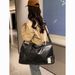 New Multifunctional Functional Style Gym Bag, Shoulder Crossbody Handheld Three-in-One Black Sports Breathable Canvas_desvips.com