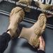 Outdoor Winter Men Casual Boots Digner Soft Sneakers Breathbale Men‘s Socks Slip-On Flat Lightweight Walking Sport_desvips.com