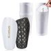Soccer Shin Guards, Double Layer Breathable Mesh Calf Protectors, Shin Support Socks, Shin Guards With Elastic Pockets_desvips.com