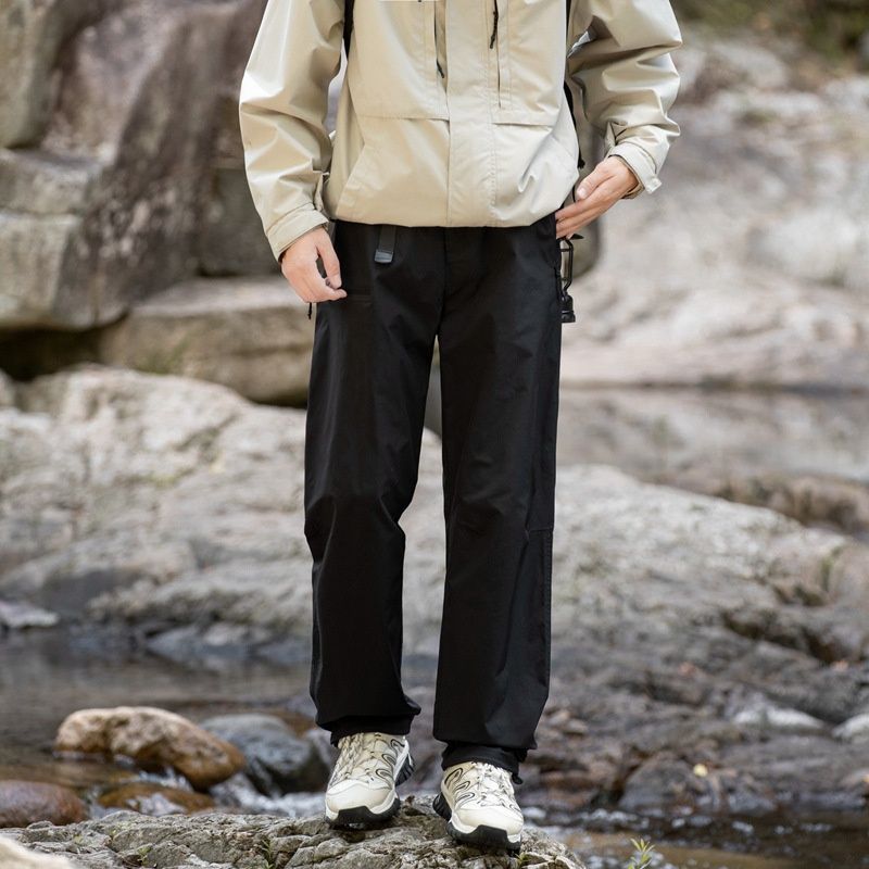001 Trendy Brand Men's Quick-Dry Waterproof Cargo Paratrooper Spring And Autumn Functional Outdoor Hiking Casual Long Pants_desvips.com