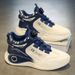 Sneakers With Rotating Buckle Comfy Non Slip Lace Up Durable Shoes For Mens Outdoor Activities_desvips.com