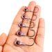 5pcs/bag Realistic 3D Fish Eyes Texas Eye Finesse Swinging Jig Heads For Small Minnow Profile Soft Baits_desvips.com
