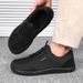 Men's Lightweight And Fashionable Casual Wide Footed Comfortable Women's Black Couple Shoes Gray High-quality Design_desvips.com
