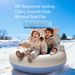 Thickened Explosion-Proof Snow Tube With Backrest & Handles - Heavy-Duty Inflatable Sled For Winter_desvips.com