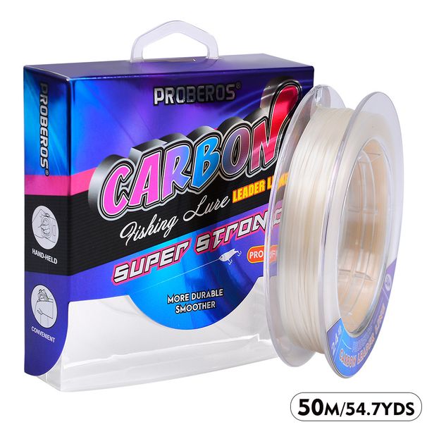 Leader Abrasion Resistant Lure Subline Japanese Original Silk Full Carbon Fishing Line_desvips.com