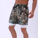 Men's Camo Print Athletic Shorts - Quick-Dry Workout & Swim Shorts With Built-In Liner (Beach Running Lightweight & Breathable For Outdoor Sports)_desvips.com