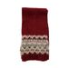 Fair Isle Christmas Element Jacquard Knitted Scarf For Women Fashionable Vsatile Wint Korean Style Student Neck_desvips.com