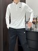 New Business Casual Simple Men's Top Commuting Outdoor Sports Traceless Integrated Polo Shirt Long Sleeves_desvips.com