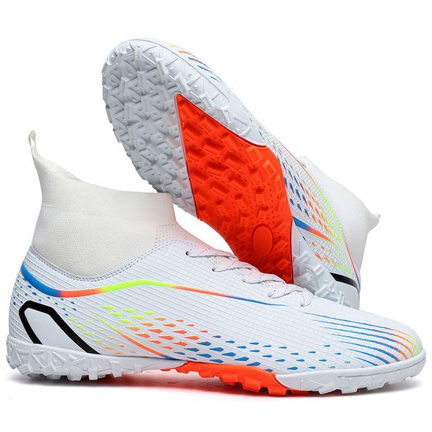 New High-Top Men's Women's With Long Broken Studs Competition Training, Adult Sports Soccer Shoes For Men And Women_desvips.com