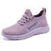 Women's spring new foreign trade women's shoes single shoes polyurethane flying woven casual sports women's shoes_desvips.com