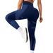 New Seamless Sports Elegant Elastic Tight High Waist Hip Lift Tummy Control Fitness Leggings Women 1 Pack_desvips.com