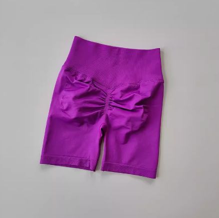 Women Yoga High Waist Sport Hip Push Up Soft Fitness Quick Dry Running Tummy Control Workout Gym Shorts_desvips.com