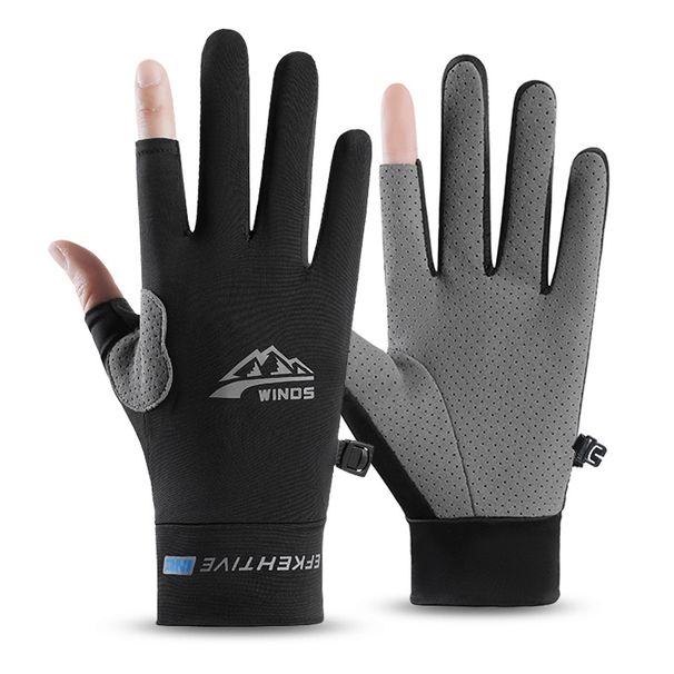 Sun Protection Men, Summer Cycling Driving Outdoor Climbing Hiking Electric Bike Fishing Gloves For Women_desvips.com