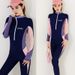 Korean Sun Protection Diving Women One-Piece Long Sleeve Full Body Conservative Swimsuit Summer Surfing Snorkeling_desvips.com