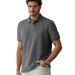 Men's Polo Shirt Solid Color Short Sleeved Casual Slim Lapel Shirt_desvips.com