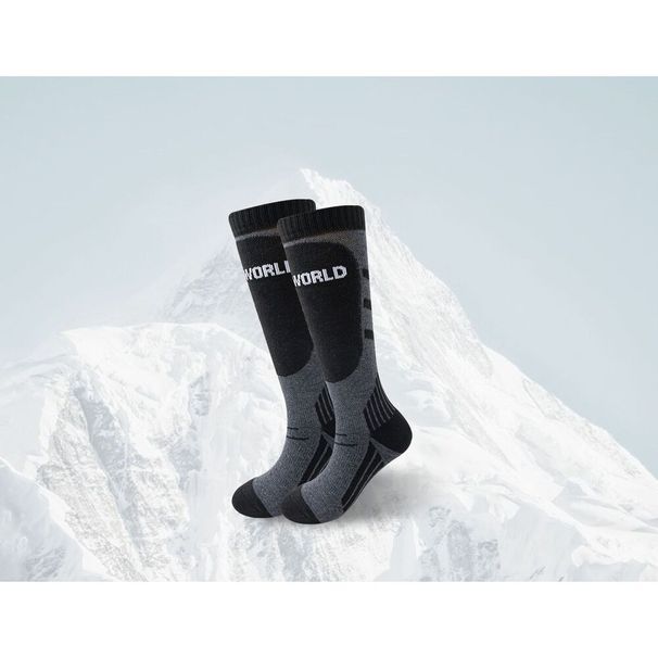 Men's Ski Winter Warm Thick Long Women's Professional Cycling Mountaineering Running Hiking Compression Wool Socks_desvips.com