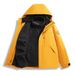 001 Outdoor Functional 3-in-1 Women Water-Resistant Hooded Autumn Winter Coat Hiking Travel Group Wear Mountaineering Jacket_desvips.com