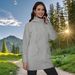 European American Cross-Border Spring And Autumn New Waist-Slimming Hooded Jacket For Women Versatile Casual Top_desvips.com