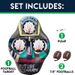 Three Hole Inflatable Football Ball Frame, Children's American Football Throwing Game Target, Inflatable Tumbler Toy_desvips.com