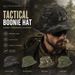 Men's Camouflage Short-brimmed Panama Tactical Military-style Round-brimmed Outdoor Hiking And Fishing Sun Hat, Comfortable And Breathable_desvips.com