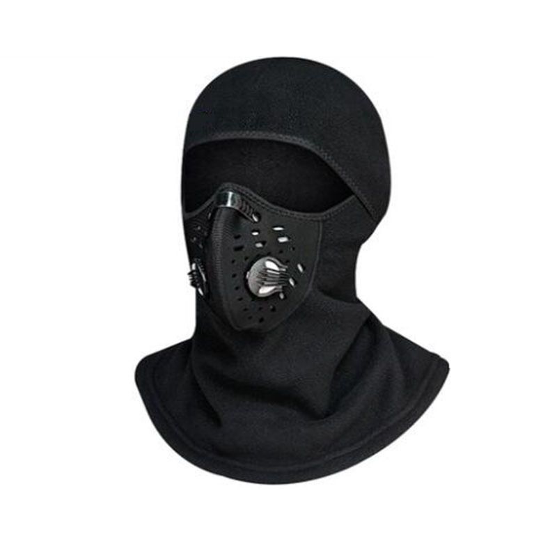 Winter riding mask Windproof motorcycle head cover grab wool warm bib helmet breathing valve skiing_desvips.com