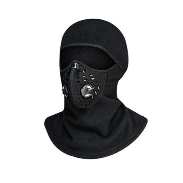 Winter riding mask Windproof motorcycle head cover grab wool warm bib helmet breathing valve skiing_desvips.com