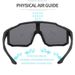 New fashion sports sunglasses men's and women's cycling sunglasses dazzling simple windproof UV_desvips.com