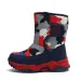 Childrens Snow 2024 Winter New Boys Non-slip Waterproof Boots Girls Cashmere Thick Cotton Warm Shoes Sizes US9C-US6Y_desvips.com