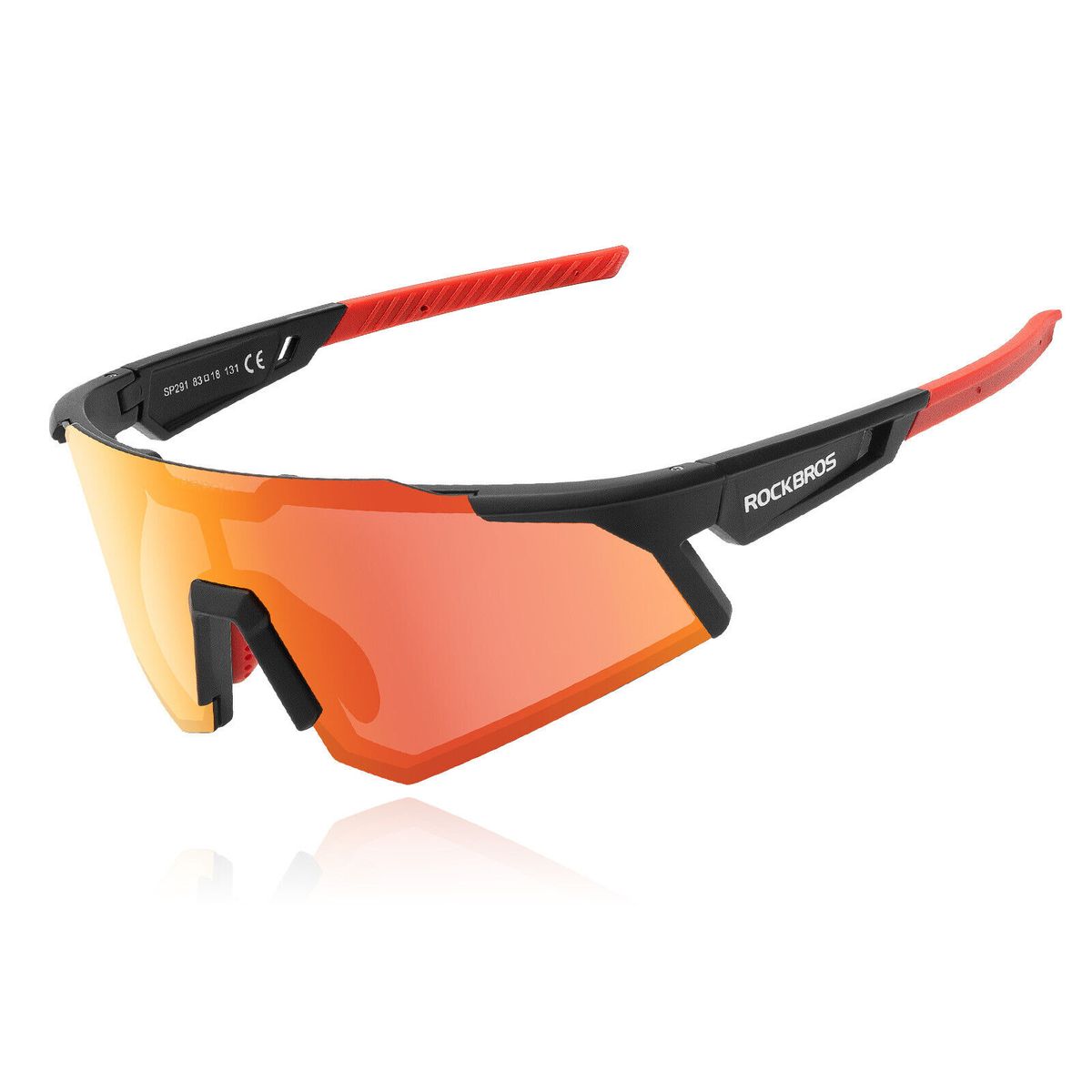 ROCKBROS Sunglasses, Sports Glasses, Polarized Photochromic Bicycle Glasses with UV400 Protection_desvips.com