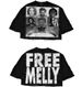 2025 Cool Kids New Foreigner English Front And Back Printed Terry Cotton Five-Sleeve T-Shirt Round Neck Top_desvips.com