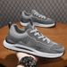 Fashion Versatile Casual For Men 2025 New Mesh Hollow Breathable Sneakers Soft Sole Comfortable Running Shoes Trendy_desvips.com