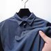 001 Ins Cross-Border Summer Fast Selling High-End New Men's Jacquard Collar Polo Shirt_desvips.com