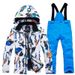 New Ski Suit Set For Boys Girls, Outdoor Sports Warm Children's Top And Pants Trendy_desvips.com