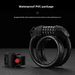 Bicycle Anti-theft Combination Lock Five-digit Bicycle Lock Portable Bold And Longed Steel Cable With Bracket Car Lock_desvips.com