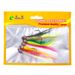 5PCS Fly Fishing Flies Streamer Bucktail Teasers Fishing Hook Fly Hooks Trout Salmon Bass Fly Fishing Lures Fishing Tackle Tools_desvips.com