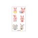 Cross-Border New DIY Easter Egg Waterproof Cute Colorful Eggs Bunny Holiday Gift Children's Tattoo Stickers_desvips.com