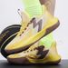 High quality rubber outsole professional basketball shoes yellow brown casual sneakers shock absorption wear-resistant_desvips.com