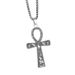 Ankh Cross Titanium Steel Pendant Niche Ancient Egyptian Symbol Necklace Men's Accessory_desvips.com