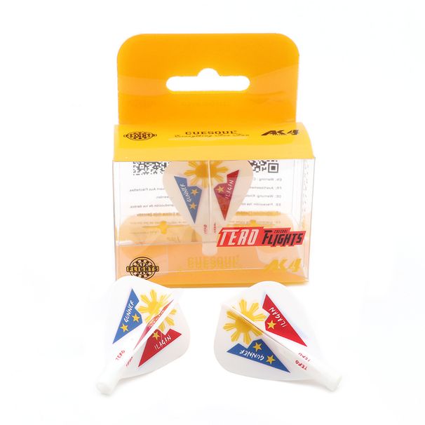 Kite-shaped spring white dart blade Rotary tail blade Professional dart accessory tail blade_desvips.com