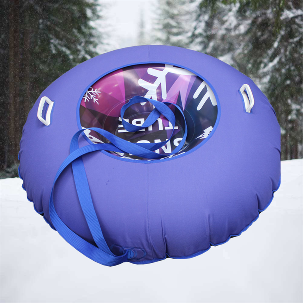 In Stock 120CM Ski Thickened Wear-Resistant Toy Inflatable Cloth Cover Drag Dry Ring Snow Park_desvips.com