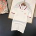 Embroidered High-End Men's Short Sleeve Polo Shirt New Business Casual Luxury Turn-Down Collar Spring Autumn Top T_desvips.com
