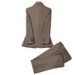 Women's Clothing long sleeved professional suits and trousers formal suits for interview sales work clothes _desvips.com