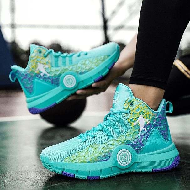 Fujian Factory Basketball Summer Men's Junior High School Boys Student Sports Running Cement Floor Practical Mesh Shoes_desvips.com