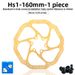 TOOPRE Bicycle Brake 160/180mm Mountain Bike Gold G3/HS1 Six-Spoke Rotor_desvips.com