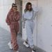 New Casual Sweatshirt Jacket Sports Suits For Women In Europe And America_desvips.com